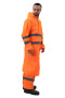 Плащ дождевик сигнальный оранжевый